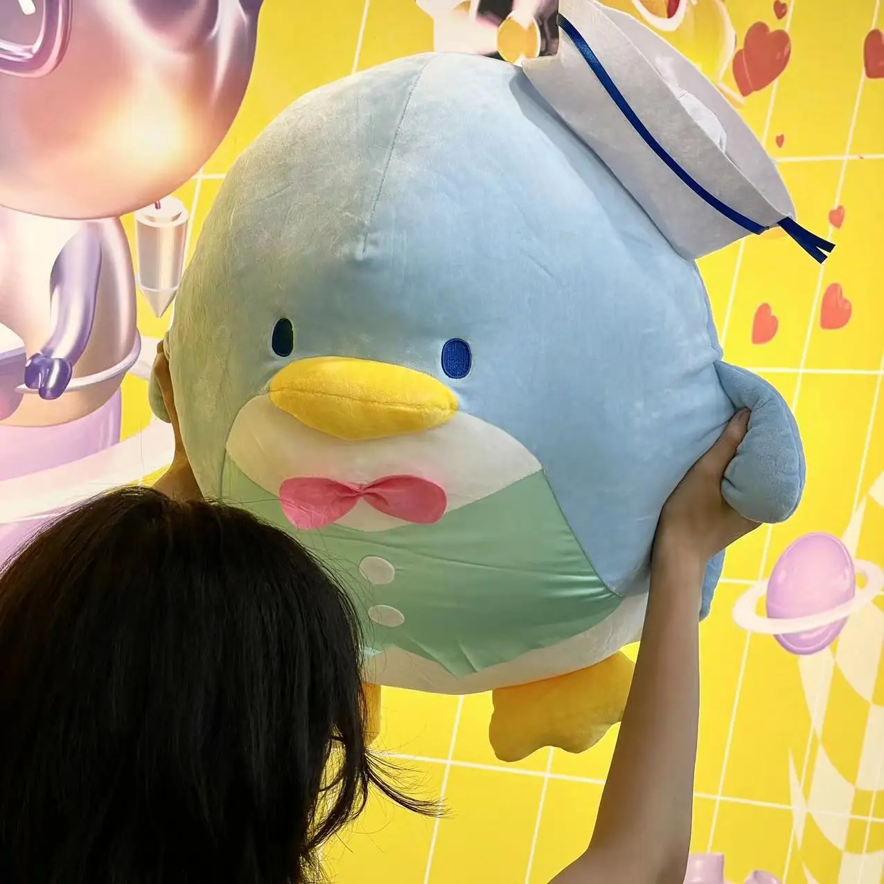 35/50cm Sanrio Tuxedo Sam Plush Toy Cinnamoroll Kuromi Tuxedosam My Melody  Penguin Plush Doll Tuxedo Sam Doll Xmas Kid Gift