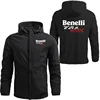 New Windproof Men's Hooded Jacket Benelli TRK 502X printing Comfortable Mountain Military Bomber Jacket Plus size men's coat 1