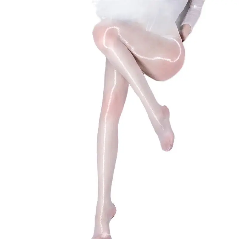 

825 Small Dirty 'S Ultra-Thin 1D Sexy Shiner Stockings Women'S Oily Legs Horse Oil Open Gear Easy To Insert Black Silk