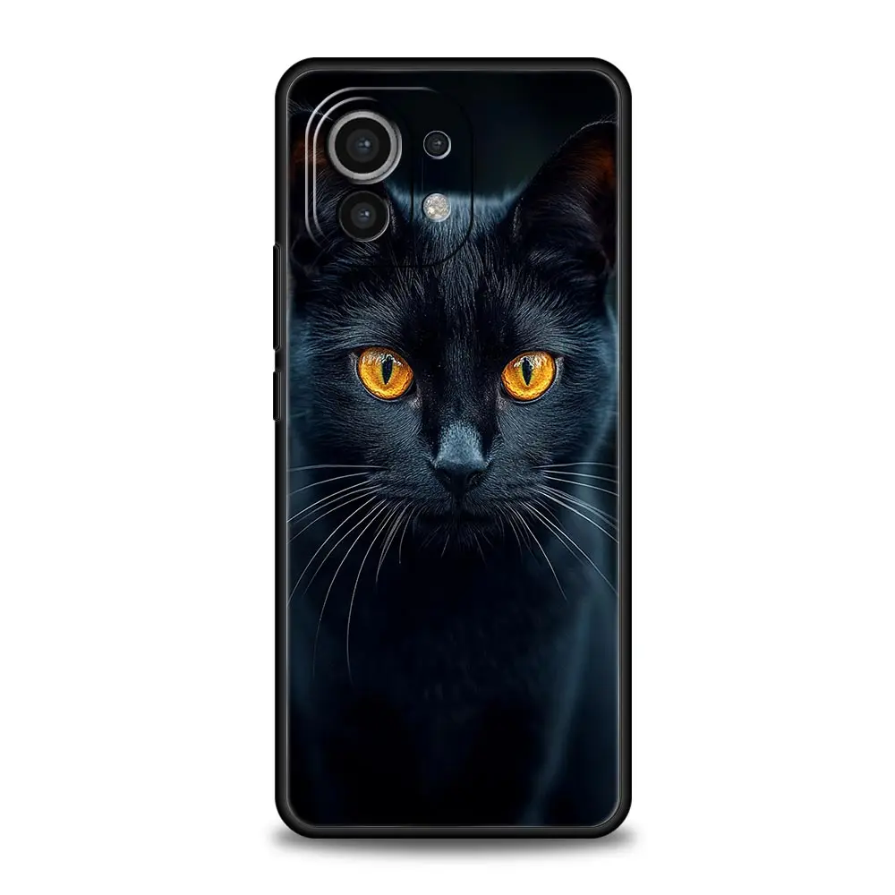 Black Cat Soft TPU Phone Case - Sleek and Stylish Protector