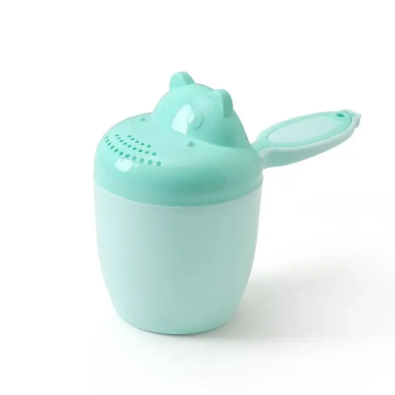 Baby Bath Cup Shampoo Cup Cartoon Hippo Children's Bath Ladle Baby Supplies Children's Shampoo Tools