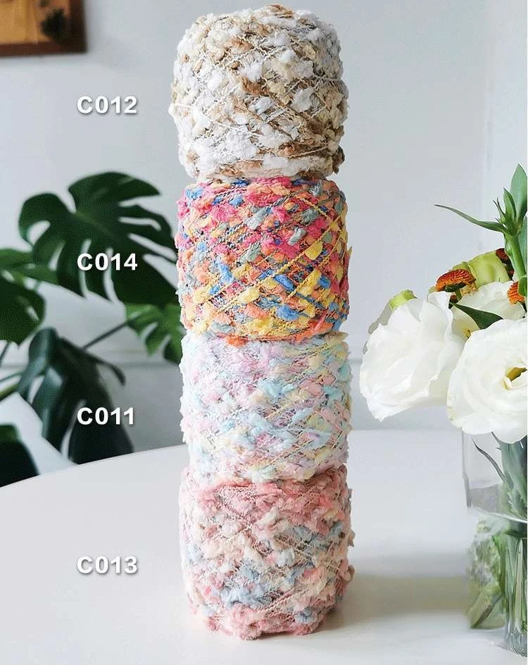 Description Picture 2 of itemOriginal Mixed Color Wool Colored Dots, Bean Yarn, Wool Ball, Woven Scarf, Coat, Sweater, Handmade Yarn Material, Wholesale