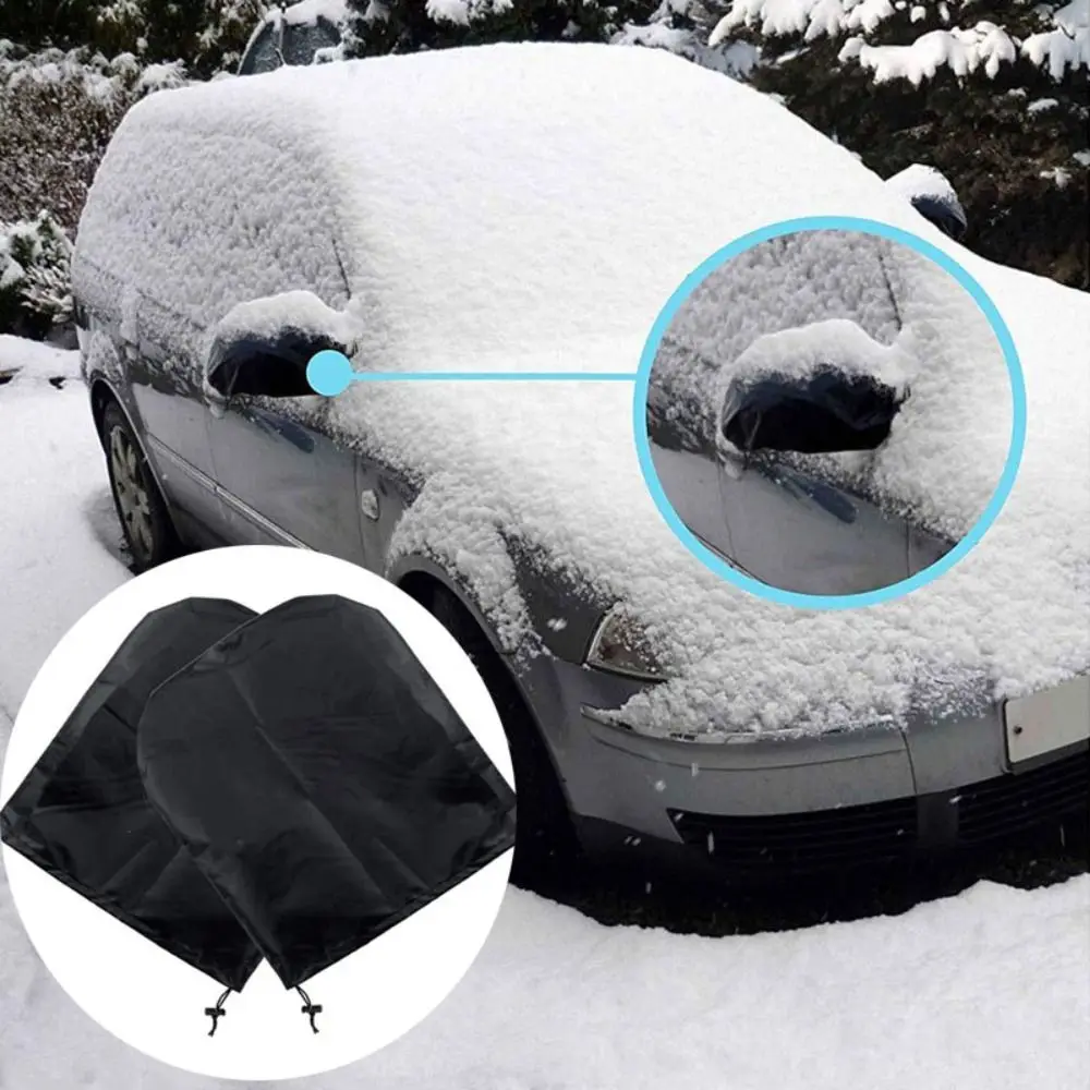 

Oxford Cloth Car Side Mirror Snow Covers Prevent Ice Frost Freezing Waterproof Side Mirror Crotective Cover Anti-Theft