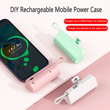 Tipo-C FAI DA TE 18650/21700 Caricabatteria Caso Accumulatori E Caricabatterie di Potere Box Kit di Alimentazione Mobile Portatile 5V 2A Cassa di Batteria Per Smart Phone