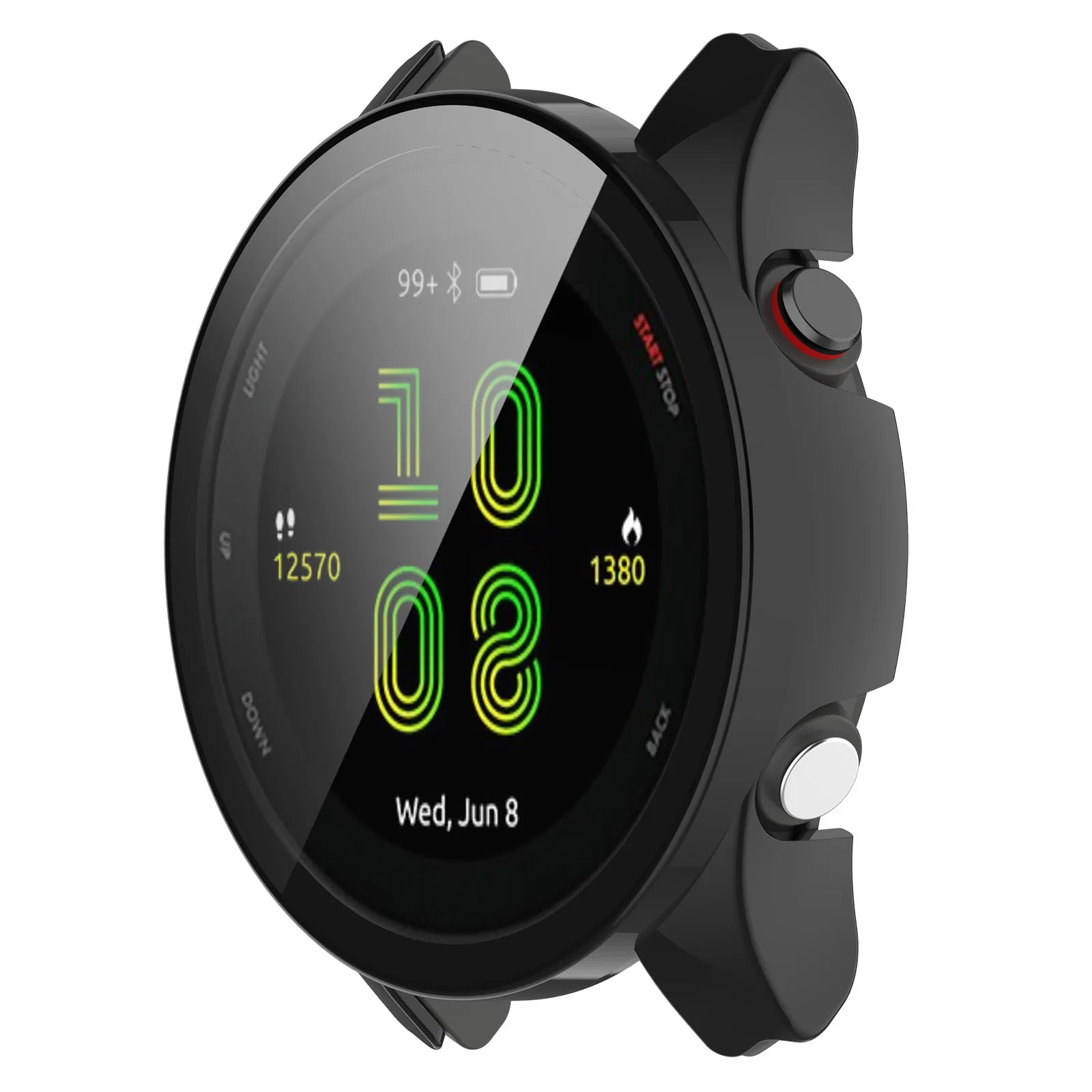 Protections Écran Verre Trempé Pour Garmin Forerunner 255/255 Music - Lot De 5 Films, Dureté 9H, Anti-Rayures