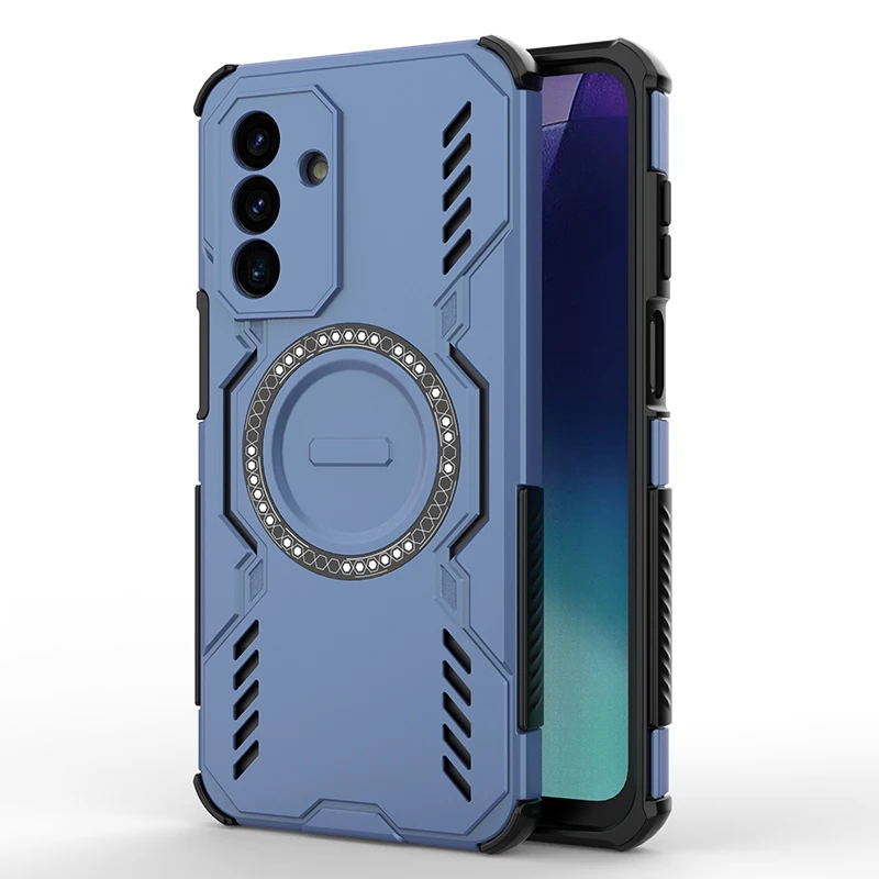 Shockproof Armor Protection Phone Case with Car Magnetic Holder