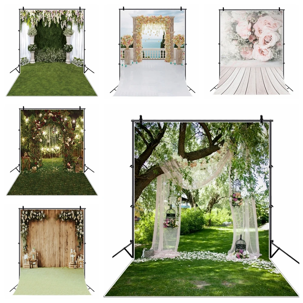 Yeele Wedding Scenes Photocall Marriage Flowers Baby Birthday Photography Backdrop For Photo Studio
