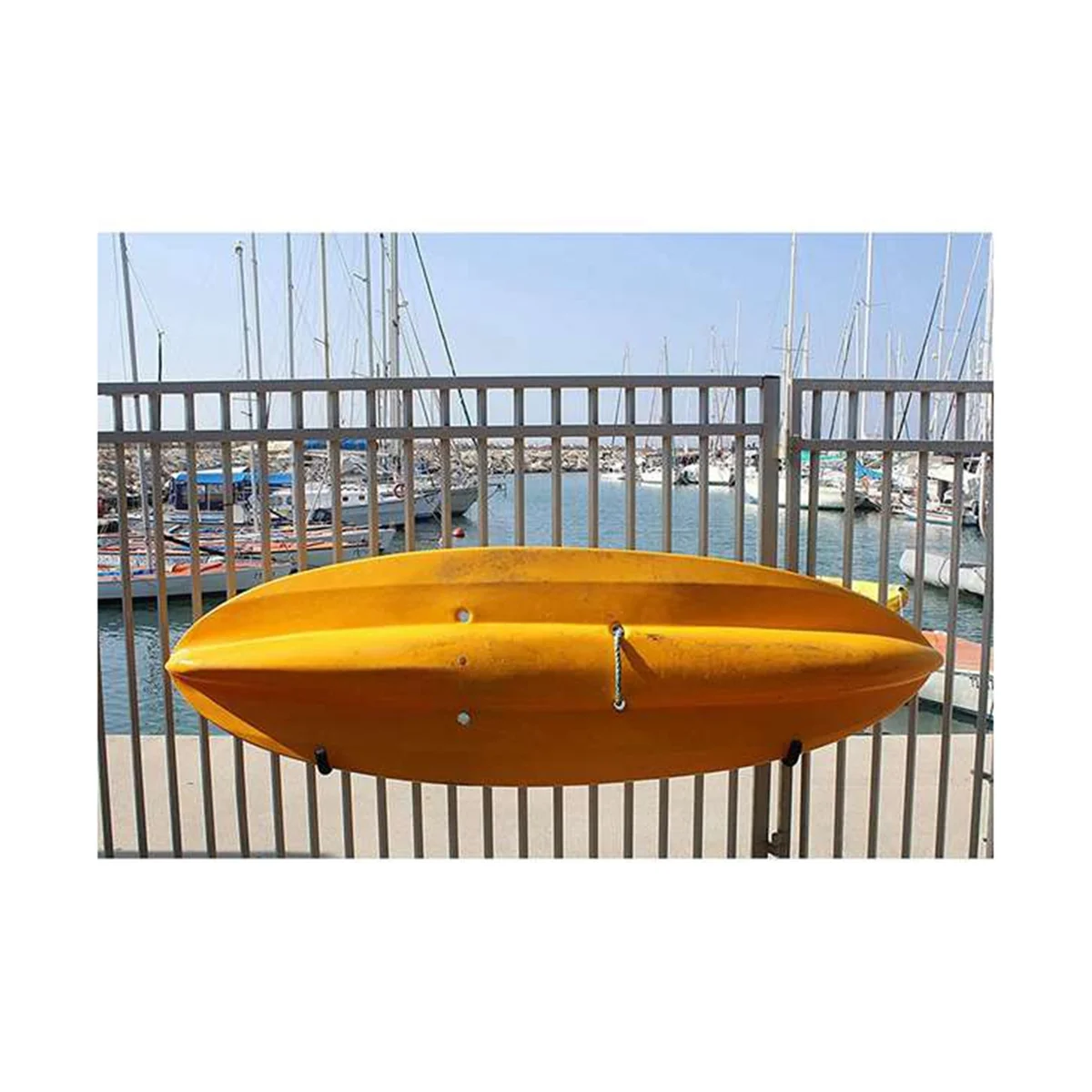 Kayak Paddle Board Wall Mount Rack Durable Heavy Duty Powder Coated Snowboard Display Rack Surfboard Storage Black