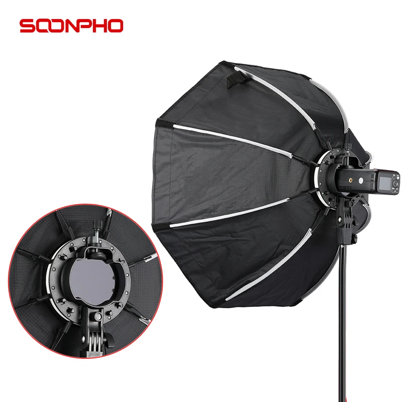 TRIOPO KX 65CM Softbox Foldable Octagon Soft box Portable Box Light for Godox AD200 V1 Speedlite Flash Light Photography Studio bowens mount softbox photography softbox portable softbox