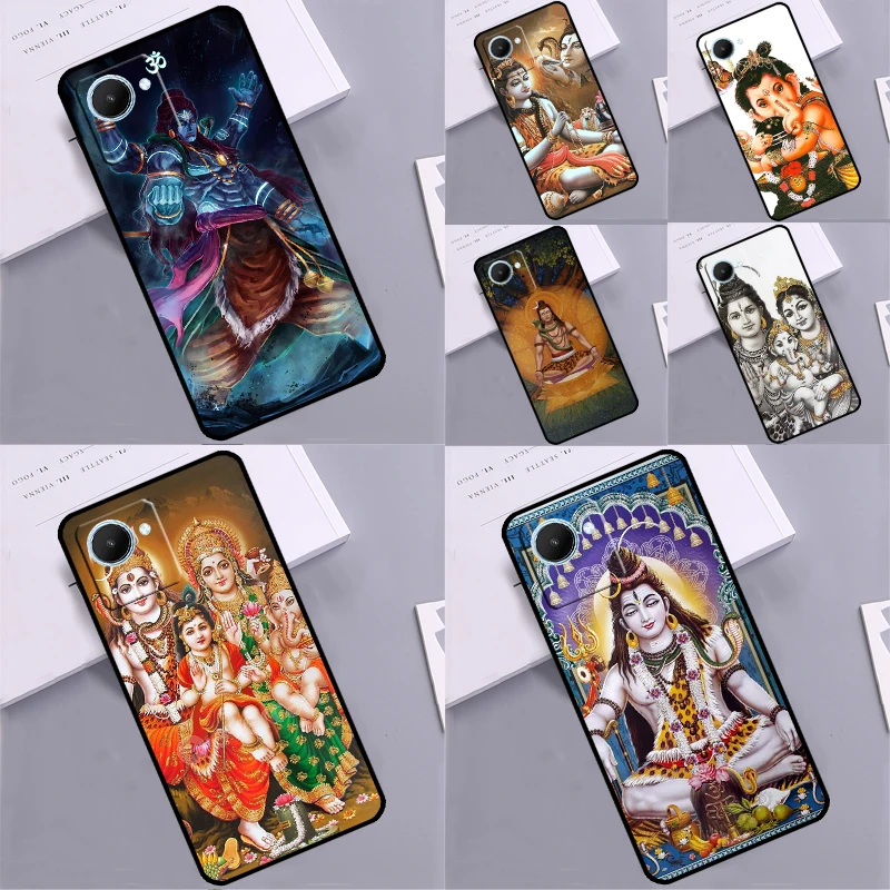 God Diety Hindu Ganesha Shiva Case Per Realme Gt Neo 5 3 2 3T 8 9 10 11 Pro Plus C15 C25S C21Y C30 C33 C35 C53 C55 C31