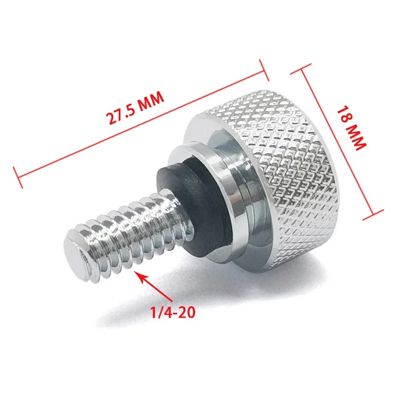 Chrome Rear Fender Seat Bolt Stainless Steel Seat Screw Quick Mount Compatible for Harley Davidson Sportster Touring Softail
