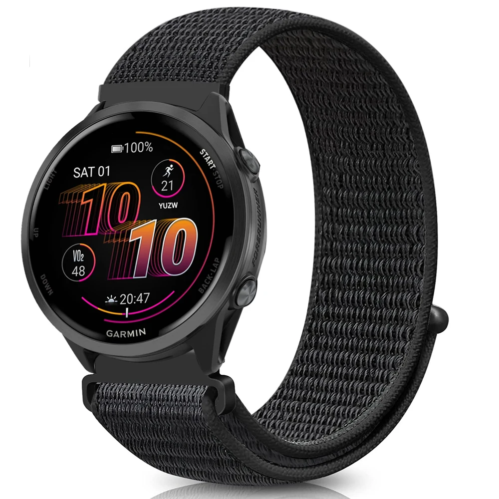 Braided Nylon Watch Band - 20mm & 22mm Sizes, Universal Fit