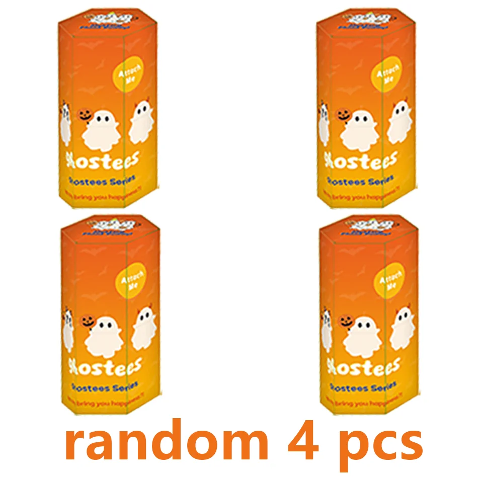 Figurine Ghostees Mystery Phone Buddy 2025 - Autocollant Fantôme Et Citrouille Halloween - Adhésif Fort Sans Résidu - Lot De 2