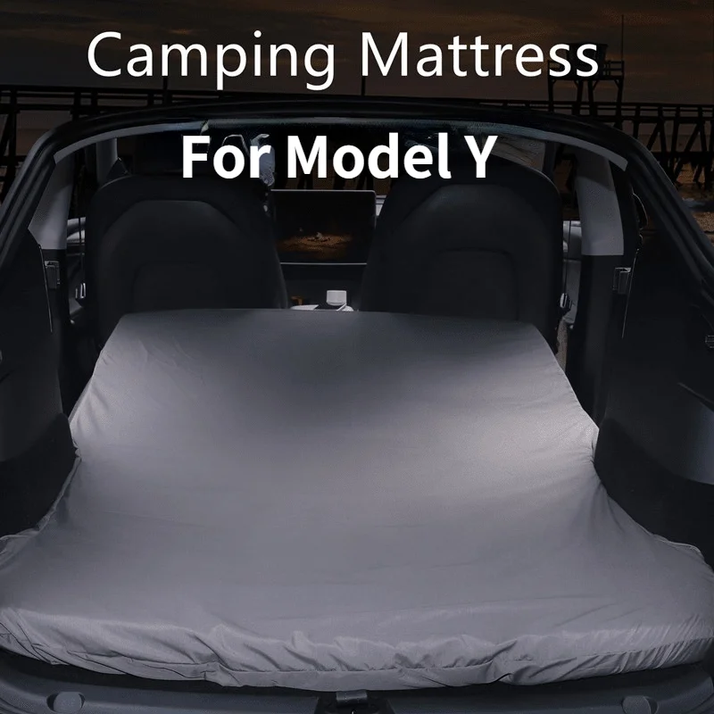 For Tesla Model Y Accessories Car Mattress Camping Rear Sleeping Trunk