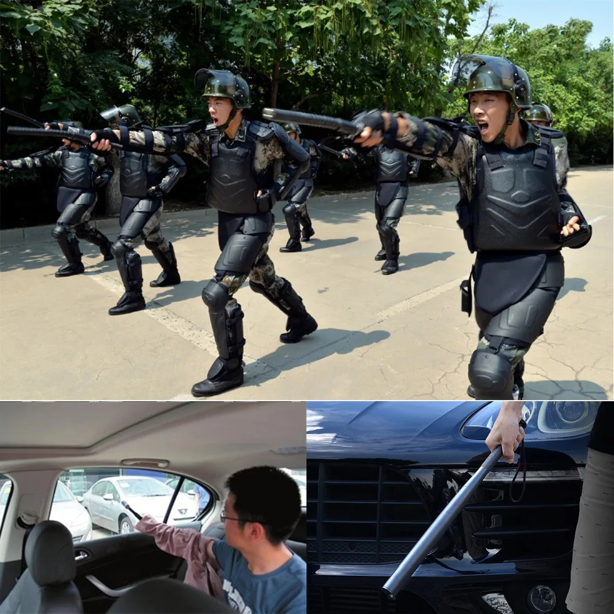 Baseball Bat LED Flashlight Waterproof T6 Super Bright Baton Aluminium Alloy Torch for Emergency Self Defens Outdoor Lighting