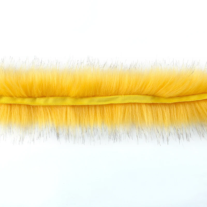 Description Picture 5 of itemFaux Fur Strips for DIY Sewing Clothing Accessories Washable Plush Fur Edge Trim Dress Decor Hand Stitch Wool Tape Materials New
