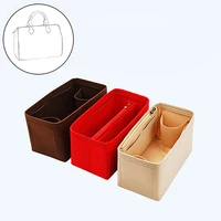 25 30 35 Felt Cloth Insert Bag Organizer Makeup Handbag Organizer Travel Inner Purse Portable Cosmetic Bags 1