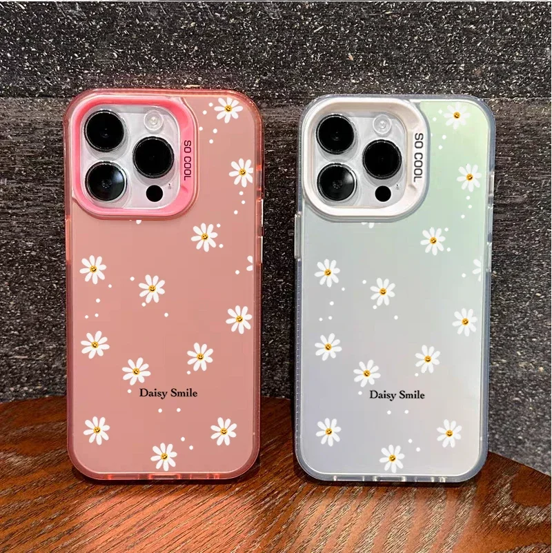Floral Hard Shell Phone Case - Elegant Flower Design