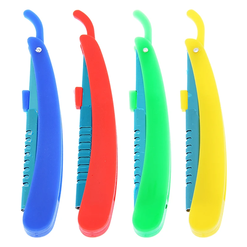 

Meisha New Hair Trimmer Razors Stylist Shaving Razors Change Blade Folding Shaving Knife Scraping Eyebrow Knife Hair Tool C0004A
