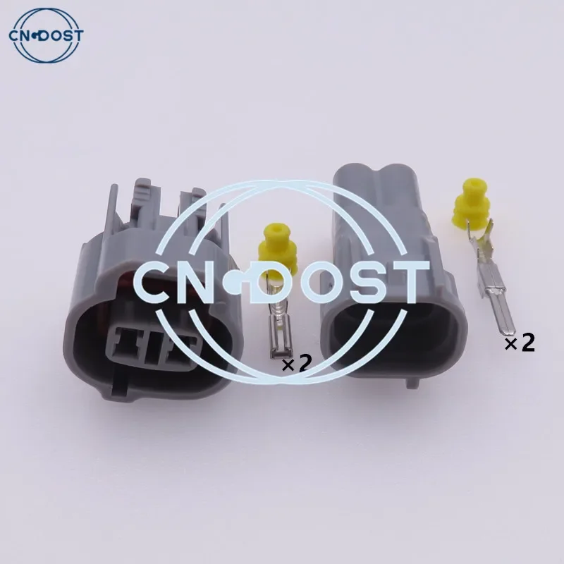 1 Set 2 Pin AC Assembly Auto Fuel Injector Electric Wiring Connector Car Waterproof Connector Modification Plug Parts 6189-0031