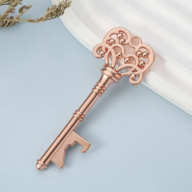 

25Pcs Flowers Event and Party Bottle Favors of Key Wedding reception gift for guests and Key Openers for beer
