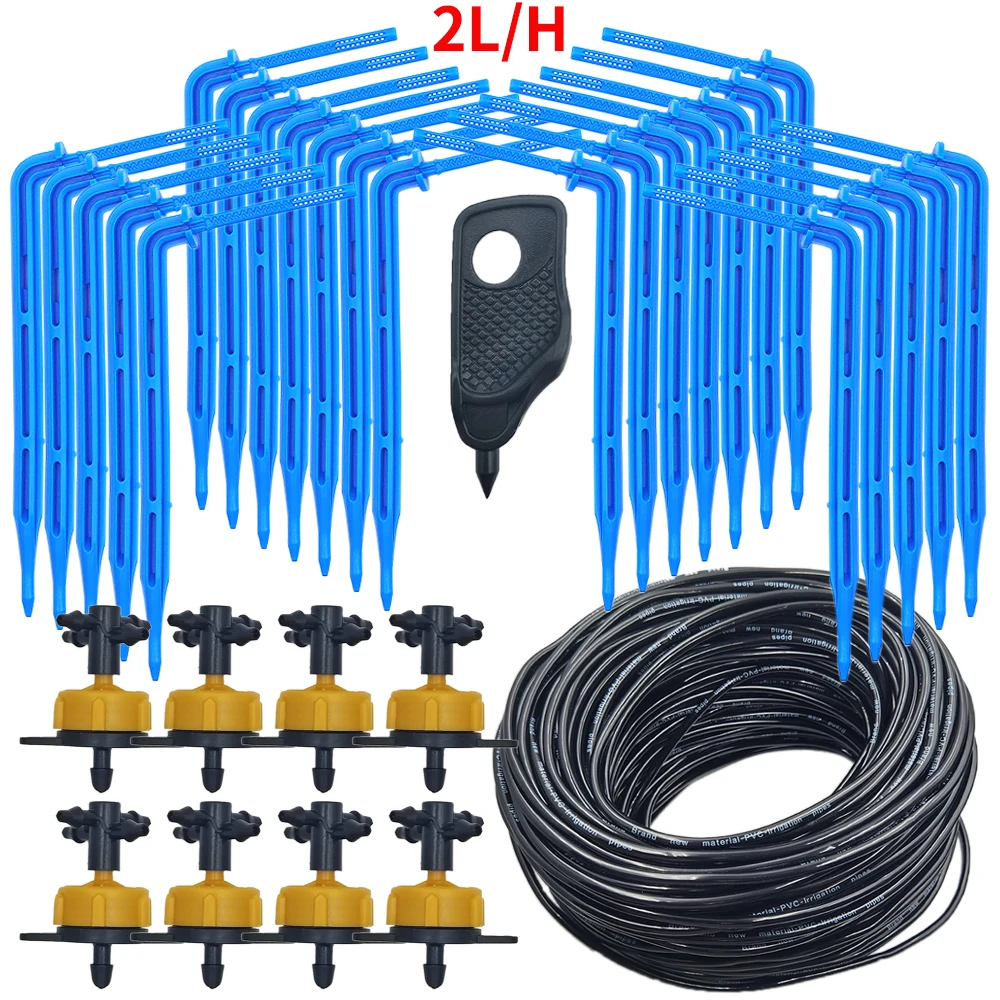 Gewächshaus Tropf bewässerung 4-Wege 3/5mm Tropf pfeil 2-Wege-Sender Bewässerungs bewässerungs system für Topf garten Rasen 10Set/20Set – Detail 3