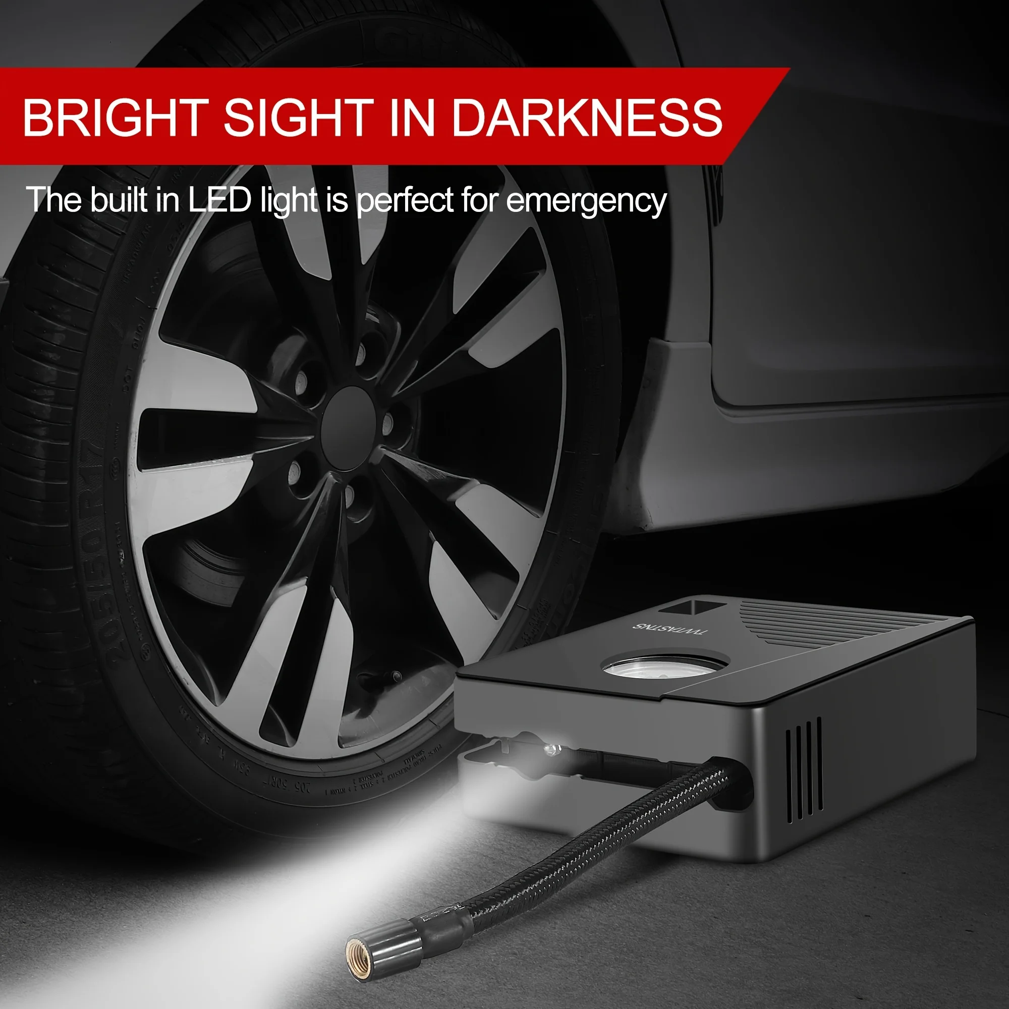 �޴�� ���� ����� Ÿ�̾� ��â��, �ڵ��� Ÿ�̾�� ���� ����, 12V DC, 100PSI, LED ���� ����