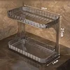 Desktop Bathroom Storage Rack Toilet Double Layer Cosmetics Storage Box Washstand Organizer Skincare Storage Rack Display Stand 3