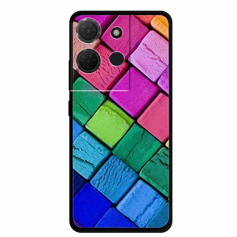 Stylish Black Marble Silicone Phone Cover - Fashionable and Protective TPU Shell