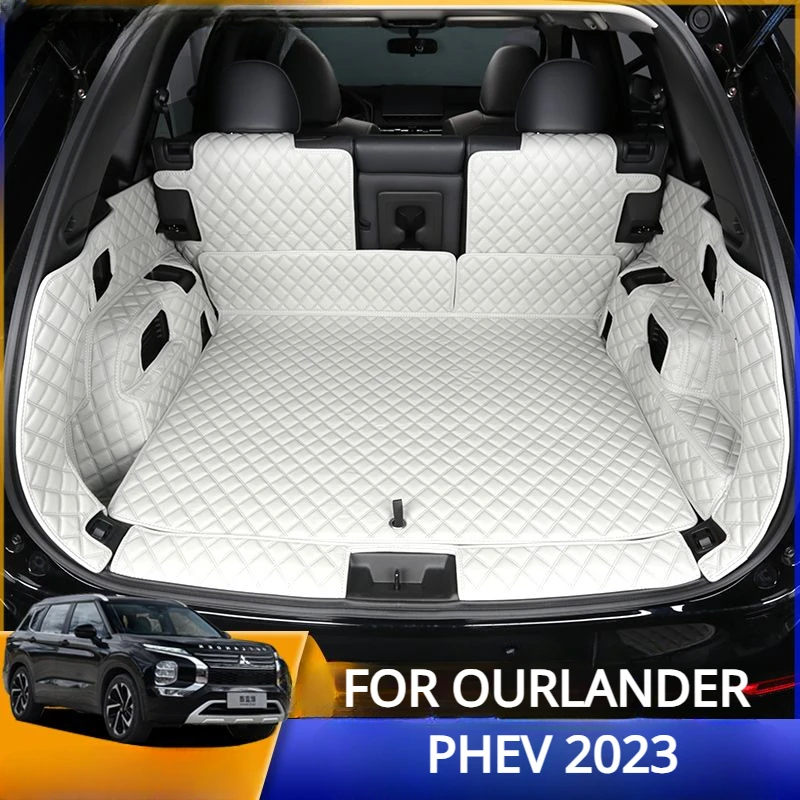 For Outlander 2023 PHEV Car Trunk Mat Full Package Cargo Liner