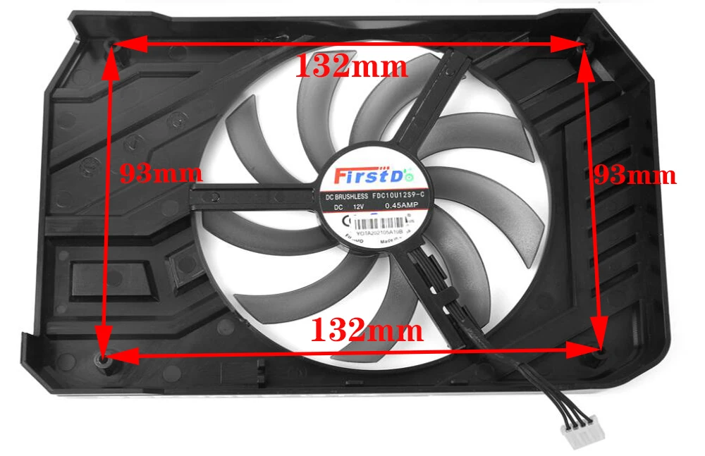 cooler substituição do ventilador para palit geforce rtx stormx gtx ti super placa de vídeo gráfica ventiladores