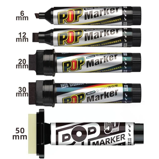 20mm Sketching Graffiti Markers POP Waterproof Marker Pen Paint Permanent