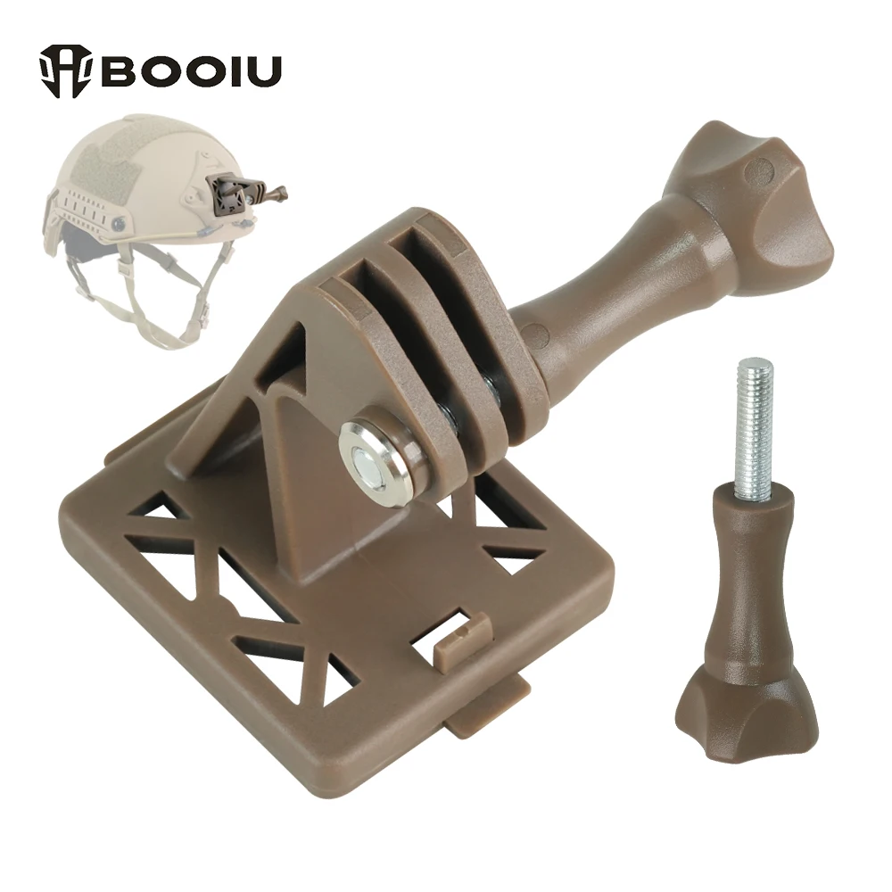 BOOIU Helm Basis Adapter Halter ABS Für FAST/MICH/NVG Helm GOpro Action Kamera Halterung Feste Installieren Airsoft helm Zubehör – Detail 1