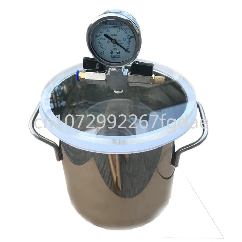 

20 л вакуумный пенообразователь AB, вакуумный резервуар для клея, стабильное деревянное оборудование, ведерко из эпоксидной смолы, силиконовый пенообразователь