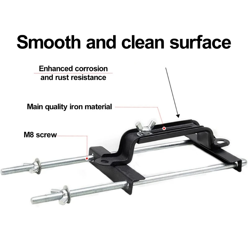 Car Battery Fasten Bracket Holder Battery Tie Down Brace 19/23/27cm Rod