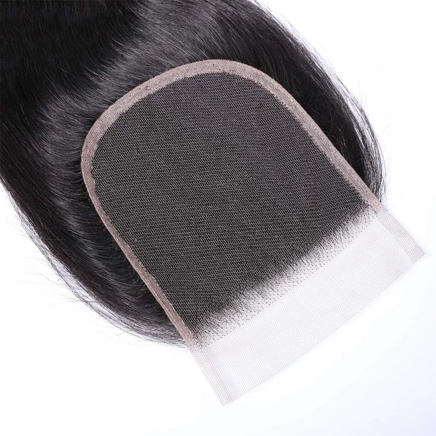 4x4 5x5 Lace Closure mit Body Wave Echthaar-Bündeln, 100% Remy Echthaar-Extensions, 2x6 Mittelteil-Lace – Detail 6