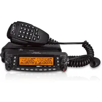 TH-9800D Plus Version Quad Band Cross-Band 50W Mobile Transceiver Vehicle Radio Amateur Base Station, Cable/Software incl Black 1