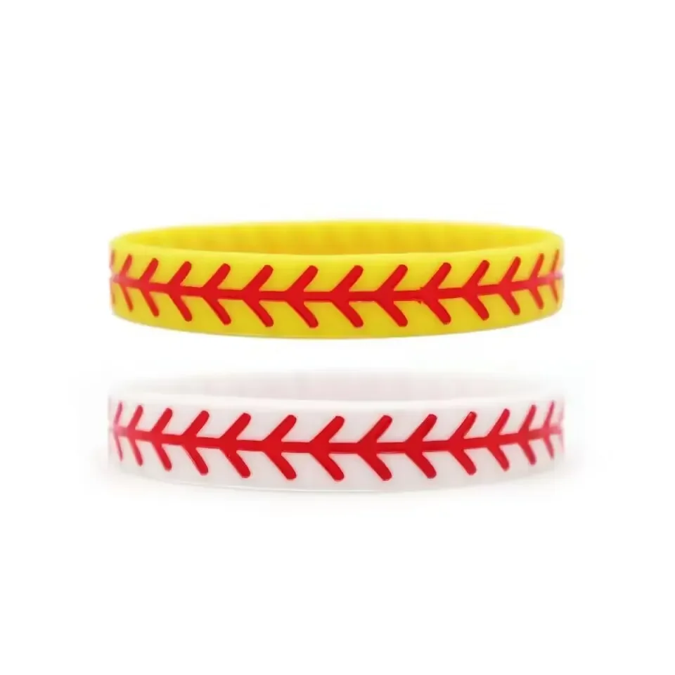 20 Braccialetti Da Baseball In Silicone - Motivazionali, Per Eventi Sportivi E Feste, Uomini E Donne - Foto 9