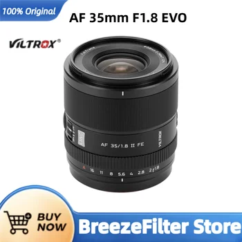VILTROX AF 35mm F1.8 II EVO STM Full Frame Portrait Lens For Sony E/Nikon Z Mount A7IV A7C II A7RV A7CR ZV-E1 FX30 Z6 III Zf 1
