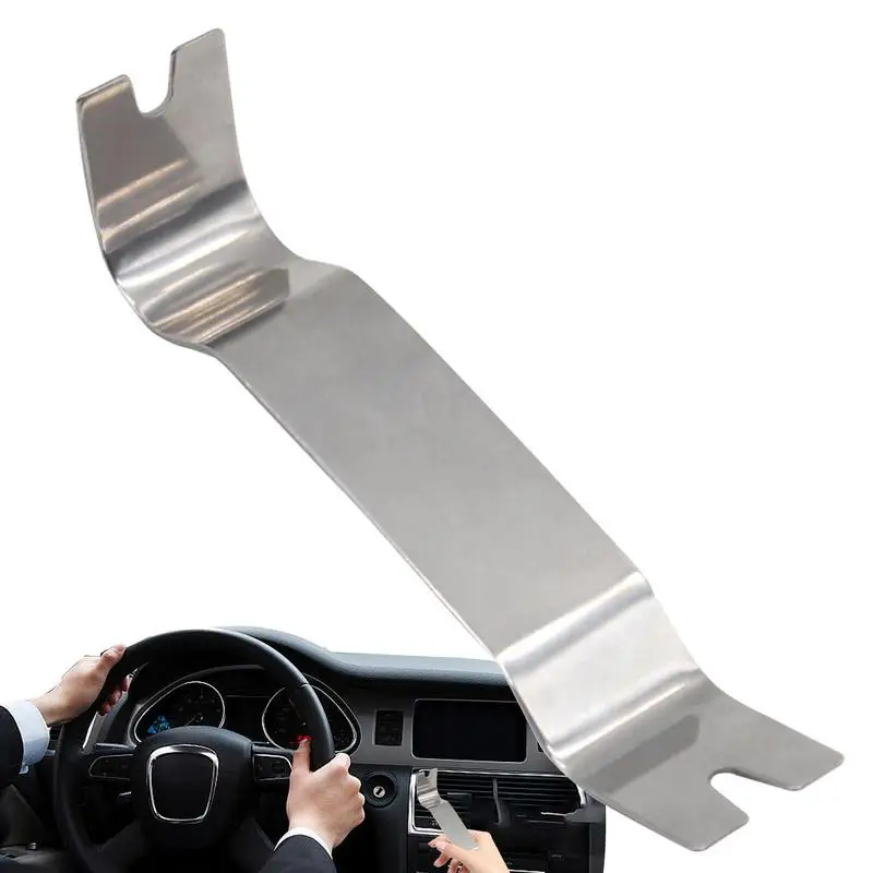 

Инструмент для снятия панели из нержавеющей стали, утолщенный инструмент для снятия панели автомобиля, инструмент для легкого снятия панели двери, зажим для снятия крепления, Молдинг