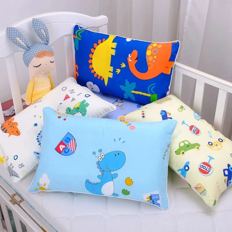Children Four Seasons Pure Cotton Pillowcase Boys Girls Universal Pillow Protector Cover Cartoon Baby Bedding Decor Pillowcase