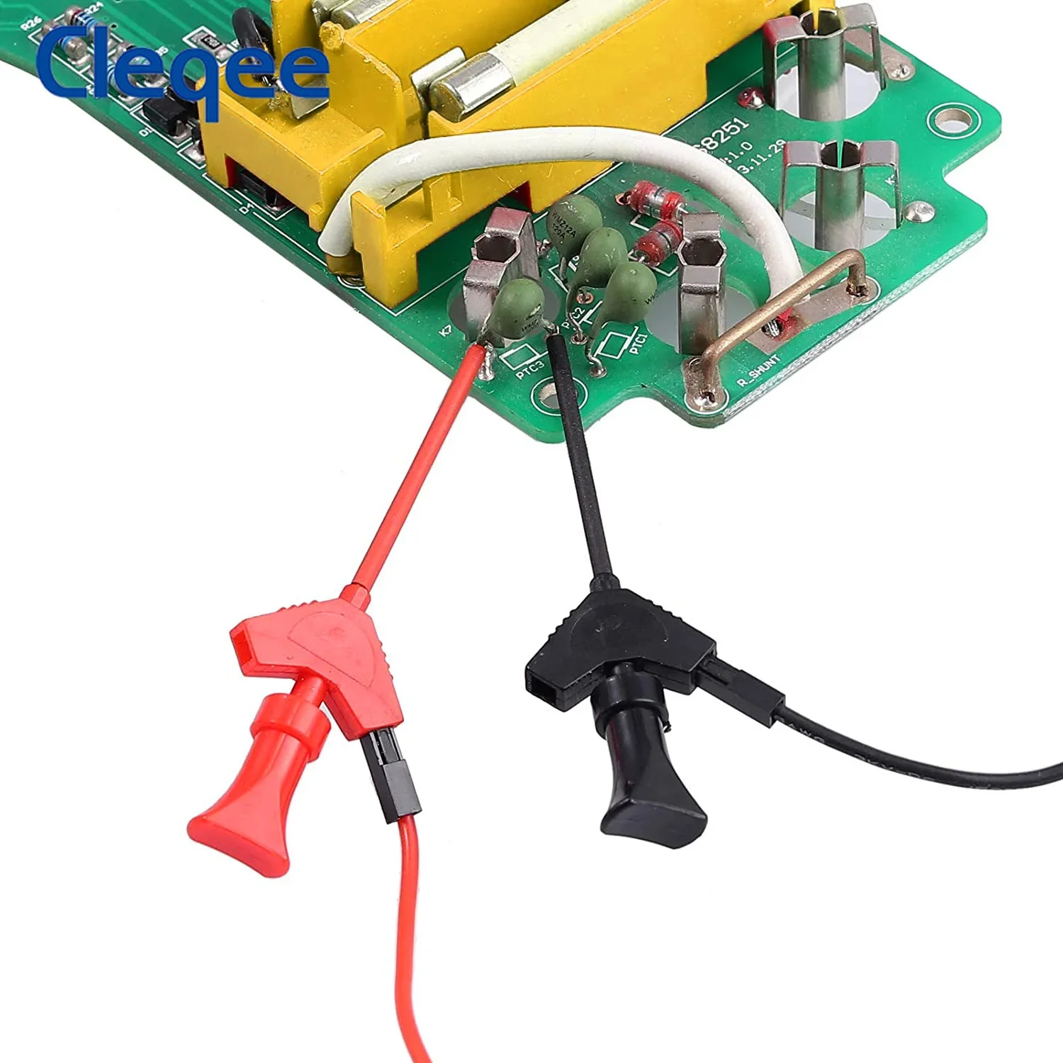 Cleqee p5003 10 шт. мини Grabber SMD IC Тесты крюк клип Перемычка зонд анализатора логики Тесты ing Интимные аксессуары