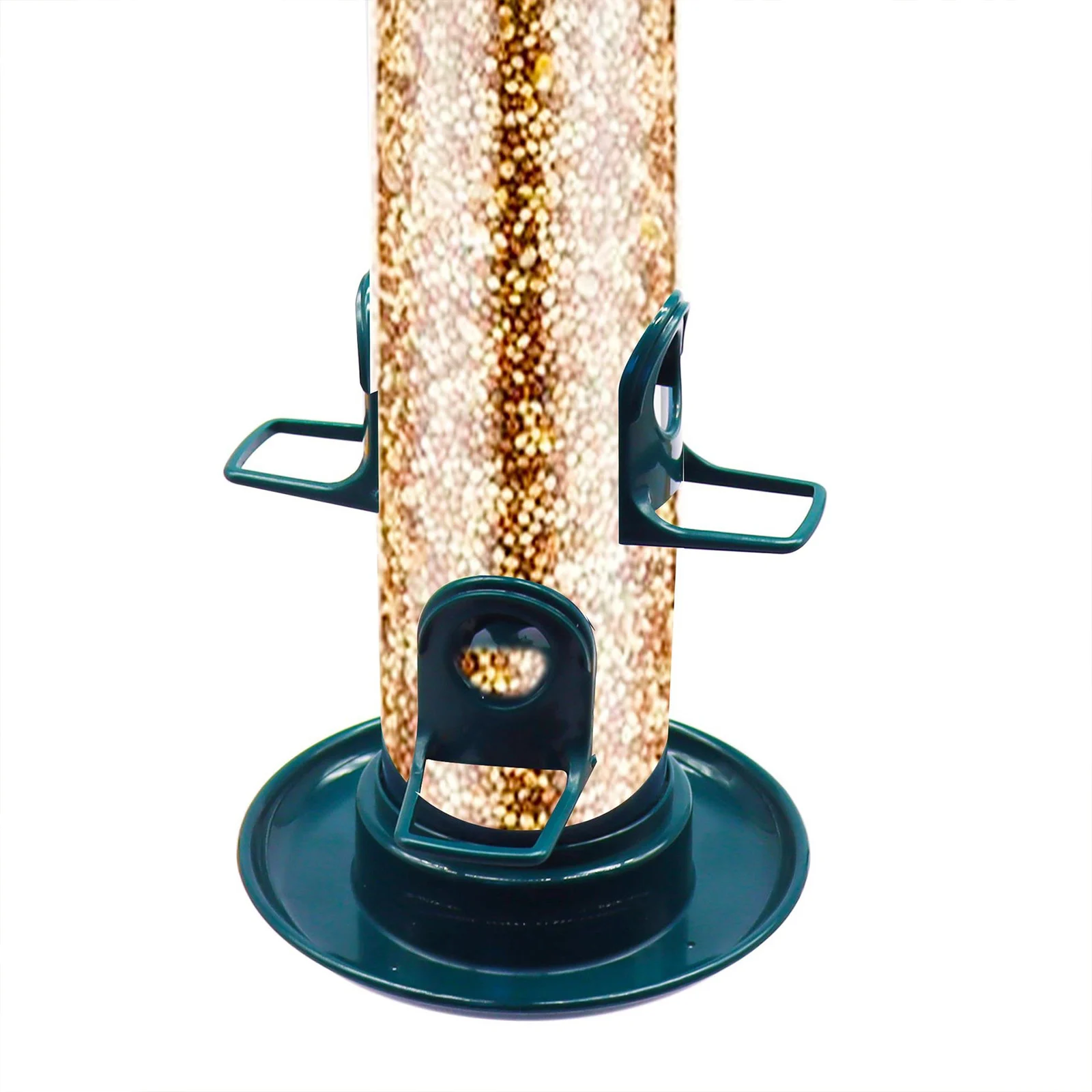 Wild Bird Feeder for Outdoors Hanging Squirrel Proof Tube Bird Feeder Plastic Finch for Outside Garden Yard Decoration