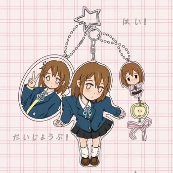Portachiavi Cosplay Anime Qing Yin Shao Nu Hirasawa Yui Akiyama Mio Tainaka Ritsu, Ciondolo per Telefono in Acrilico