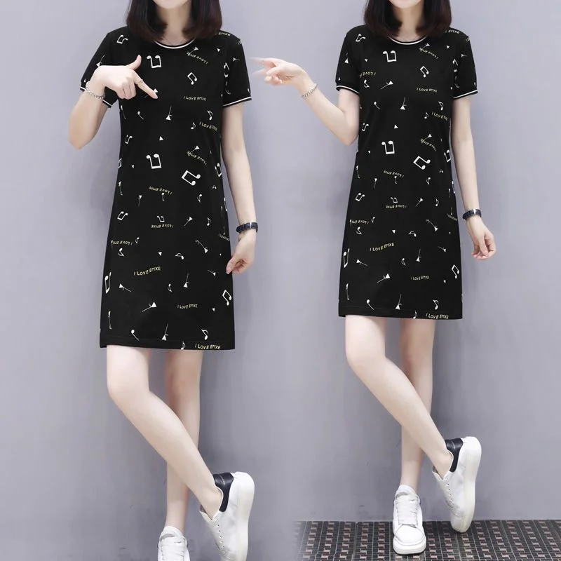

2023 New High-Quality Fashion Maxi Dress Summer Thin Short Sleeved PoLo Collar Robe Femme Elegant And Pretty Women's Dress X064