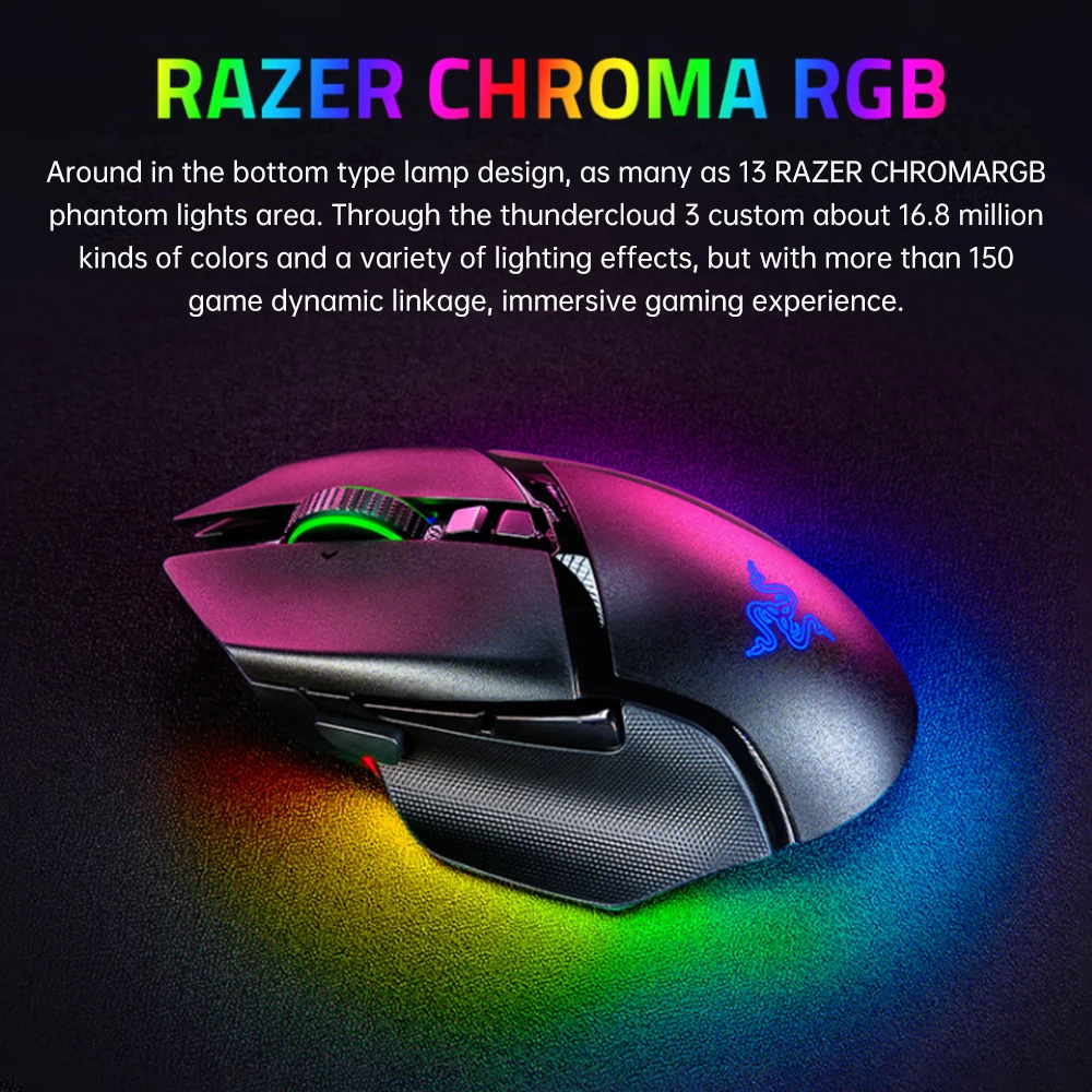 Razer v3 pro drahtlose rgb gaming maus 30000dpi optischer sensor 