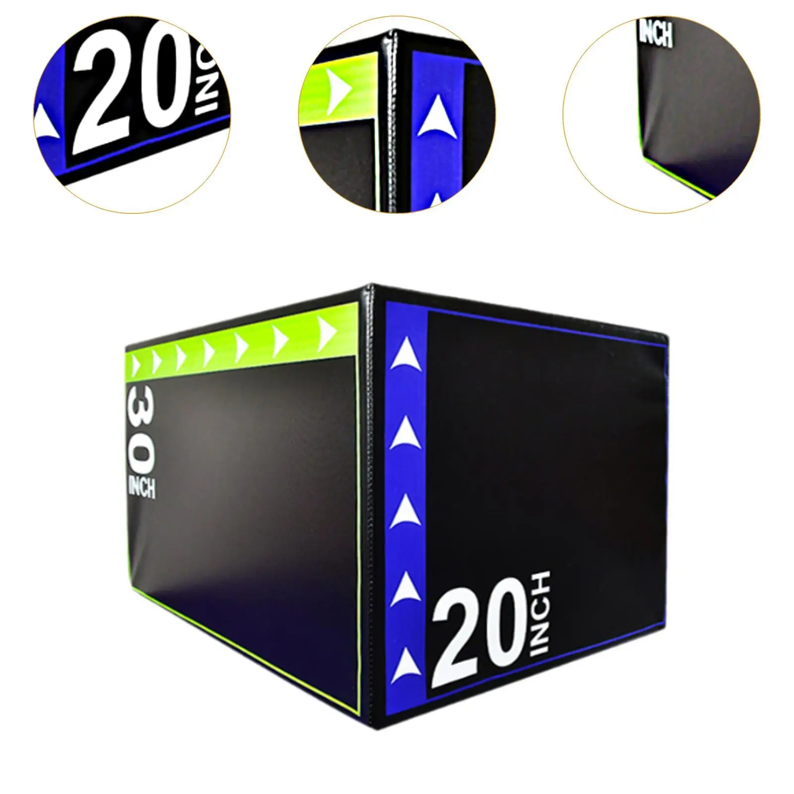 Plyometric Jumping Box Jump Box Agility Portable Equipment Step up Plyo for Home Gym, Exercise Conditioning