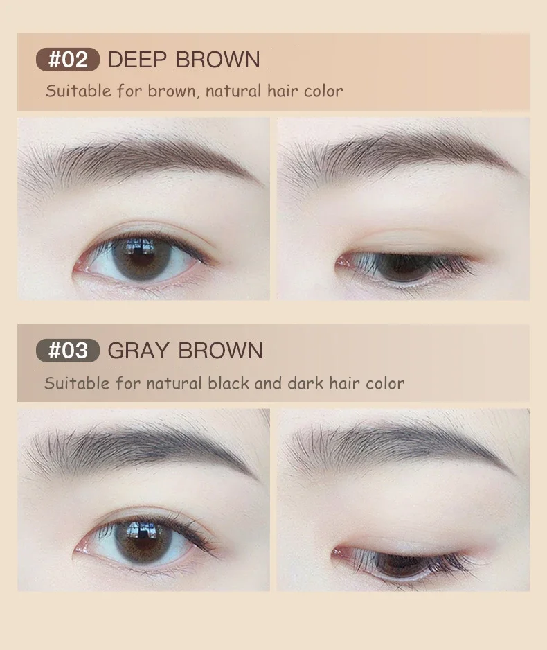 Judydoll 3 Colors Eyebrow Powder Palette Makeup Black Brown EyeBrow Enhancer Professional Waterproof Cosmetic Eye Shadow Palette 6