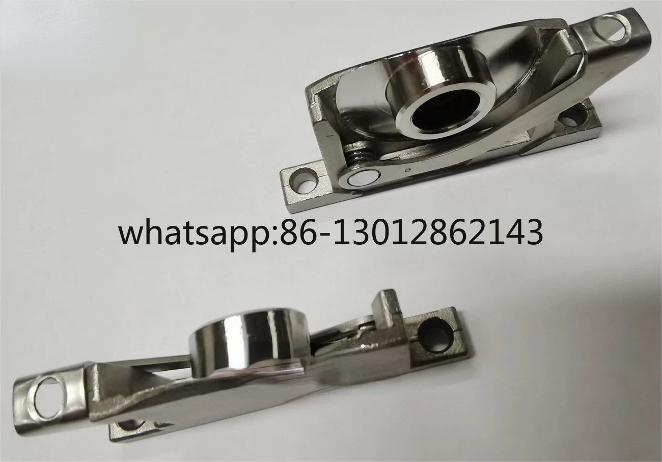 10 pieces of stainless steel frame corner joints with hole spacing of 64mm for textile machinery accessories