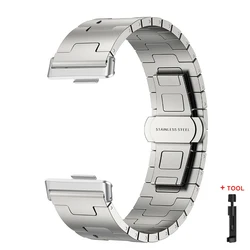 Luxury Titanium Metal Strap with Folding Clasp - Huawei Watch Fit4 5 (Ti - Tool)